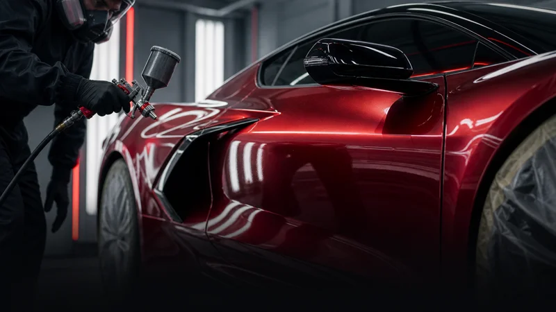 Chevrolet Corvette C8 repair illustration